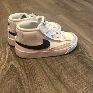 Kids White Nike Blazers